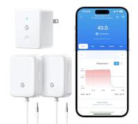 GoveeLife Thermomètre de réfrigérateur WiFi avec alarme, jauge de température numérique sans fil avec contrôle par application, 2 ans d'exportation de données gratuite, pour la maison, la cuisine, le