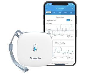 GoveeLife Thermomètre hygromètre intelligent, moniteur de température WiFi H5179, capteur d'humidité avec application d'alerte, stockage de données gratuit de 2 ans, thermomètre d'intérieur sans fil