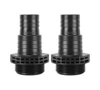 GOWENIC 2 Pièces 32 38 Mm Raccords de Pompe en ABS Anti-fuite Filetés pour | Bouchon d\'étanchéité sécurisé, joint de sortie interchangeable, construction robuste en ABS, conception sans fuite.