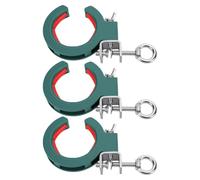 GOWENIC 3 Pièces Chemin de Câbles Rouleau Poulie Fil Filetage Routage Outil Auxiliaire 65mm Pince en Acier Inoxydable pour la Pose de Câbles et Le Tirage de Fils
