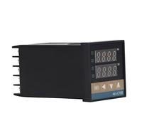 GOWENIC 3 Pièces Contrôleur de Température PID Kit Pour Four de Cuisson | Thermostat de chauffage avec sonde thermocouple, double affichage, auto-réglage, relais pour commutation