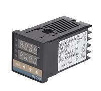 GOWENIC 3 Pièces Contrôleur de Température PID Kit Pour Four de Cuisson | Thermostat de chauffage avec sonde thermocouple, double affichage, auto-réglage, relais pour commutation