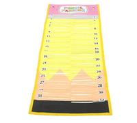 GOWENIC 32 Emplacements Pochette de Rangement Suspendue pour Crayons pour | Affichage de graphiques multipoches, fournitures scolaires pour enseignants, support de porte, tissage en nylon durable