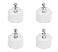 GOWENIC Adaptateur de Douille GU10 à MR16, Support de Lampe Résistant à la Chaleur, Convertisseur pour Ampoule Halogène LED, Installation Facile, 4 Pièces