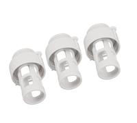 GOWENIC Adaptateur de Tuyau de Piscine Rond 10184 |Connecteur de Bouchon de Vidange à Filetage Mâle de 25 Mm, 3 Pièces, Pièces de Rechange en Plastique pour Drainage de l'eau pour Piscines