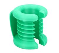 GOWENIC Anneau de Guidage de Fil à Crochet Multi-fentes, Protège-doigts, Outil de Contrôle de Tension pour Débutants et Artisans, Anneau de Guidage de Fil PLA Portable - Vert