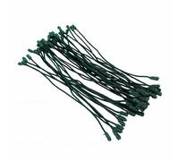 GOWENIC Attaches Décoratives en Fil Vert | Attaches Torsadées de 20 Pouces pour Rampe et Rail de Couronne de Noël (Vert 36 pièces)