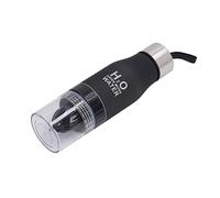 GOWENIC Bouteille d'eau de 650 Ml avec Presse-citron |Infuseur à Fruits étanche pour les Voyages en Plein Air, PC sans BPA et Acier Inoxydable 304 (BLACK)