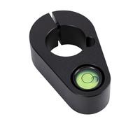 GOWENIC Bulle Verte Niveau de Poteau Alliage D'aluminium pour 25 Mm GPS | Vis d\'étalonnage précises, flacon en métal robuste, outil de nivellement d\'enquête sur le terrain, haute visibilité
