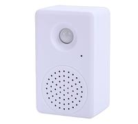 GOWENIC Carillon de Bienvenue à Détecteur de Mouvement pour Entreprise | Alimenté par batterie, enregistrement vocal, angle de détection réglable, installation magnétique, alerte d\'entrée en