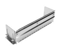GOWENIC Couteau à Colle cranté Réglable 31,5 Pouces en Acier Inoxydable | Peigne à mortier pour murs et sols, outil de bricolage, applicateur de ciment lisse à encoche carrée de 12 mm