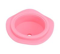 GOWENIC Couvercle de Bouteille d'eau en Silicone de qualité Alimentaire, Capuchon Anti-déversement en Forme de Chapeau avec Trou de Paille pour la Décoration de Remplacement (PINK)