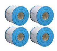 GOWENIC Ensemble de Cartouches Filtrantes pour Piscine AF25 |Filtre à Vide Spa en Tissu de Fibres de Polyester PP, Paquet de 4, avec Forte Absorption de la saleté et Conception Pliée