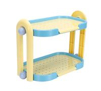 GOWENIC Étagère de Bureau Porte-gobelet, Organisateur de Salle de Bain Moderne, Support de Rangement Multifonctionnel pour Comptoir de Cuisine, Support d'assaisonnement de Cosmétiques avec Drainage