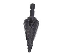 GOWENIC Foret étagé Pagode 4-32 Mm |Alésoir à Double Rainure en Acier Rapide à Tige Hexagonale M2 en 15 étapes (10 marches (4-22 mm))