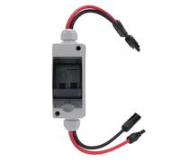 GOWENIC Interrupteur de Déconnexion 2 Pôles 30A DC AC |Boîte de Disjoncteur PV Solaire étanche IP65 pour Circuit Miniature