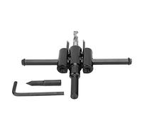 GOWENIC Kit de Scie Cloche à Double Lame 30-120 Mm |Ouvreur Réglable en Acier allié pour les Projets de Bricolage de Cloisons Sèches en Bois et en Plastique (30-120mm)