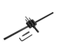 GOWENIC Kit de Scie Cloche à Double Lame 30-120 Mm |Ouvreur Réglable en Acier allié pour les Projets de Bricolage de Cloisons Sèches en Bois et en Plastique (30-300MM)