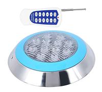 GOWENIC Lampe sous-Marine en Acier Inoxydable IP68 12 W |Applique Murale de Piscine à 12LED AC12V, Couleur Changeante, Rvb, pour Décoration d'étang de Fontaine