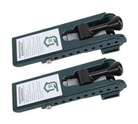 GOWENIC Lot de 2 Outils d'espacement Précis pour Panneaux de Ciment |Jauge en Acier au Carbone Robuste pour Niveler et Mesurer le Montage Mural