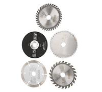 GOWENIC Lot de 5 Lames de Scie Circulaire en Carbure de 85 Mm de Diamètre Intérieur 15 Mm pour Outil de Coupe, Mini Lame de Scie pour à Main électrique, Coupe-marbre, à Table Coulissante, Coupes