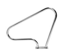 GOWENIC Main Courante de Piscine en Acier Inoxydable 304 Antirouille |Rail d'appui Robuste pour Montage sur Pont de Parc Aquatique Spa, Base Stable, Assemblage Facile et Accessible