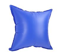 GOWENIC Oreiller de Piscine d'hiver Gonflable |Coussin en PVC Bleu foncé 120 Cm pour Piscine Hors Sol, Support Anti-Fuite à Double Valve pour Couverture d'hiver, Résistant au Froid (Carré Bleu