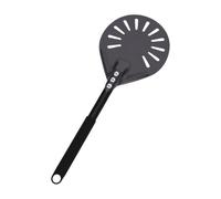 GOWENIC Pelle à Pizza en Aluminium de 6 Pouces, Pelle à Pizza Perforée à Long Manche de qualité Restaurant, Retourneur de Four à Antiadhésif Léger pour Croûte Croustillante, 15,24 Cm