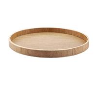 GOWENIC Plateau de Service en Bois pour Service à thé, Fruits, Bonbons et Aliments - Assiette de Décoration Vintage Respectueuse de l'environnement, Robuste, Durable, Non Toxique, Facile à Nettoyer