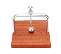 GOWENIC Porte-serviettes élégant, Barre en Bois Massif et en Métal de qualité Supérieure, Support à Mouchoirs Pratique pour la Maison, le Restaurant et le café, Design carré Minimaliste (SILVER)