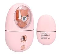 GOWENIC Pulvérisateur Portatif à Vapeur pour le Visage |Humidificateur à Brume Nano de 35 Ml pour une Hydratation en Profondeur, sans Fil Pendant 60 Minutes, Lumière Chaude, Outil de beauté de