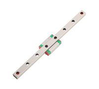 GOWENIC Rail Linéaire Miniature, Bloc Coulissant de 9 Mm de Largeur, 55 Mm |Chariot en Acier à Roulement de Contact à 4 Points pour Machines Automatiques de Précision 40-260mm (150)