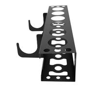 GOWENIC Support Organisateur de Tubes Métalliques, Trou pré-percé Mural, Support de Pistolet à Mastic en Silicone Antirouille pour Atelier de Garage, étagère de Rangement en Fer Robuste (6