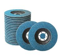 GOYADA Disque à Lamelle 125mm Grain 60, Disque de Meulage en Acier, 20 Pcs | Disques à Lamelles 125mm, Disque de Décapage pour Enlever Ebavure, Polissage, Rouille, Finition