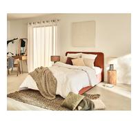 Goyave - lit coffre - 140x190 - en tissu - sommier inclus