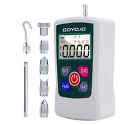 GOYOJO Dynamomètre Numérique de Haute Précision pour Les Tests de Traction et de Compression Unités (N, kg, lb, oz) Modes Temps Réel/Pointe/Première Pointe pour le Contrôle de la Qualité (5N)