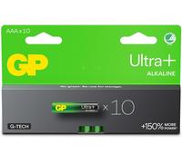 GP 10 piles alcalines AAA (LR03) Ultr 1,5V