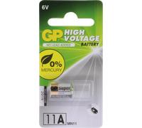 GP 11A - Pille alcaline, cylindrique, 6 volts, 38 mAh