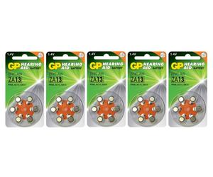 GP 30 piles bouton auditives PR48 (ZA13) 1,4V
