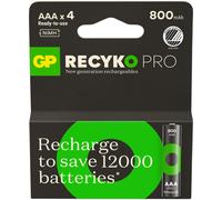 GP 4 accus AAA 800 mAh ReCyko+ Pro