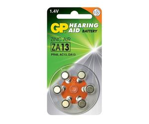 GP 6 piles bouton auditives PR48 (ZA13) 1,4V