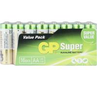 GP Batteries 03015AS16 1x16 GP Super Alkaline 1,5V AA Mignon LR06 03015AS16