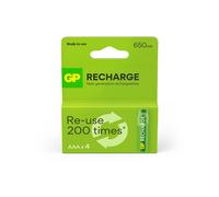 GP Recharge - Batterie 4 x AAA - (rechargeables) - 650 mAh