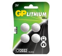 GP Batteries CR 2032 (4 pcs, CR2032, 220 mAh), Batteries + piles