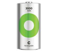 GP Batteries GP Nab??jec?? bat. ReCyko 3000 C (HR14) - 2ks (2 pcs, C, 3000 mAh), Batteries + piles