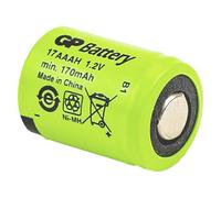 NH GP 17AAAH - Pile industrielle GP NiMh, 1,2 V, 1/3 AAA, 170 mAh, 10,2 x 14,1