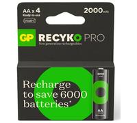 GP Batteries ReCyko Pro GPRCP200AA167C4 pile domestique Batterie rechargeable AA Hybrides nickel-métal (NiMH)