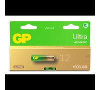 GP Batteries Ultra Alkaline GP15AU - Pile AA/LR06 Alcaline 1.5V - Pack de 12 - Diamètre 14.5mm, Hauteur 50.5mm, Poids 23g - IEC 60086-2