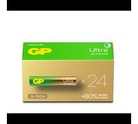 GP Batteries Ultra Alkaline GP24AU - Pile AAA Alcaline 1.5V - Lot de 24 - Dimensions 44.5 x 10.5 mm - Certification IEC 60086-2 - Température d'opération -18°C à 50°C