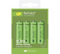 GP Blister de 4 piles rechargeables AA 1300 mAh NiMH